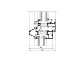 Алюминиевые окна Reynaers CS 38-SL схема