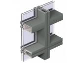 Алюминиевое фасадное остекление Reynaers Харьков Curtain Wall 65-EF