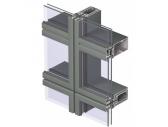Алюминиевое фасадное остекление Reynaers в Харькове Curtain Wall 65-EF