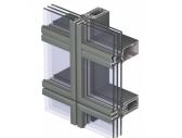 Алюминиевое фасадное остекление в Харькове Reynaers Curtain Wall 65-EF