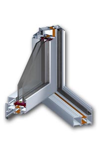 оконно - дверная система aluprof spectral 60