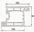 Door Profile 3 chamber